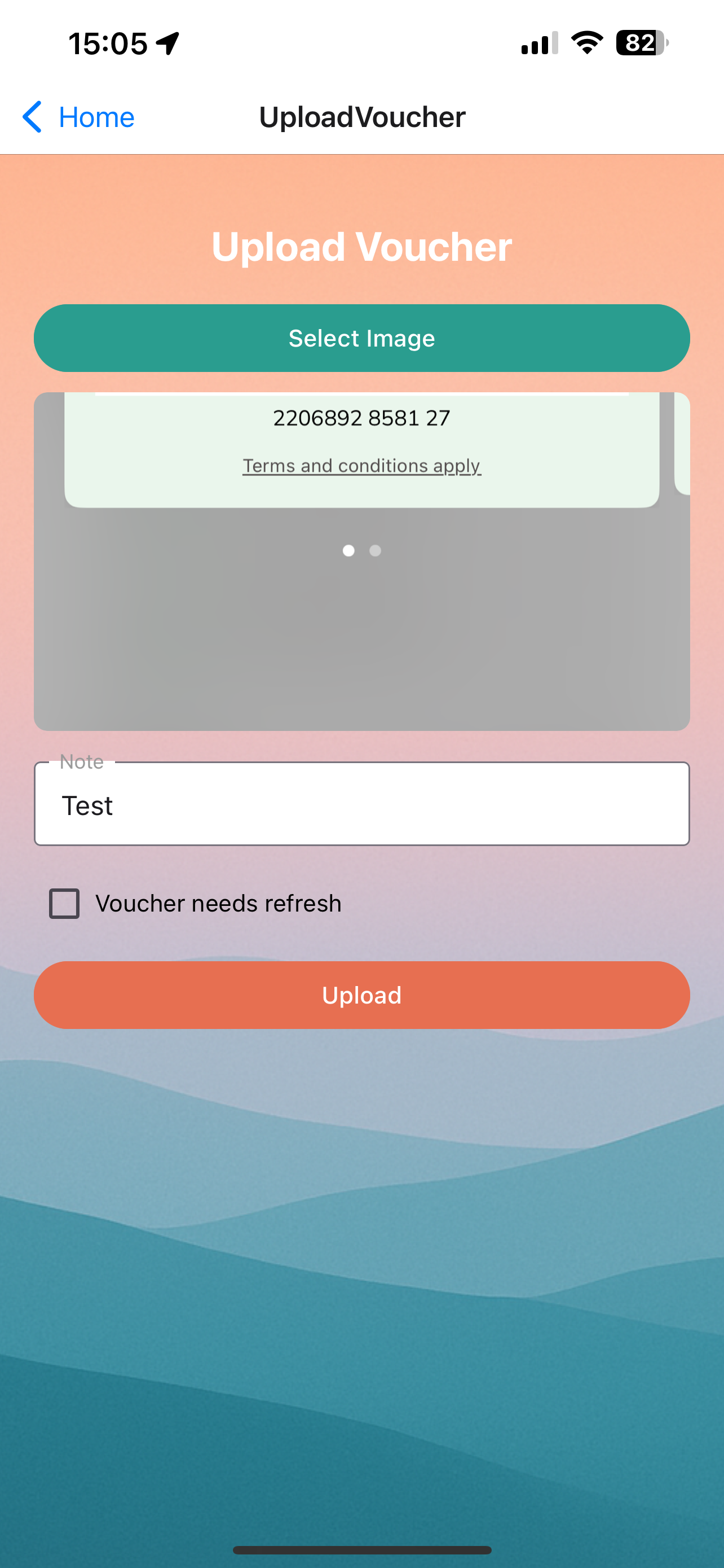 UPLOAD VOUCHER